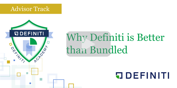 ADV – Why Definiti is Better than Bundled